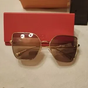 Fendi | Accessories | Fendi Stripes 6mm Cat Eye Sunglasses 